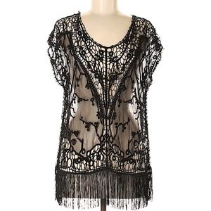 Maurice black short sleeve shirt